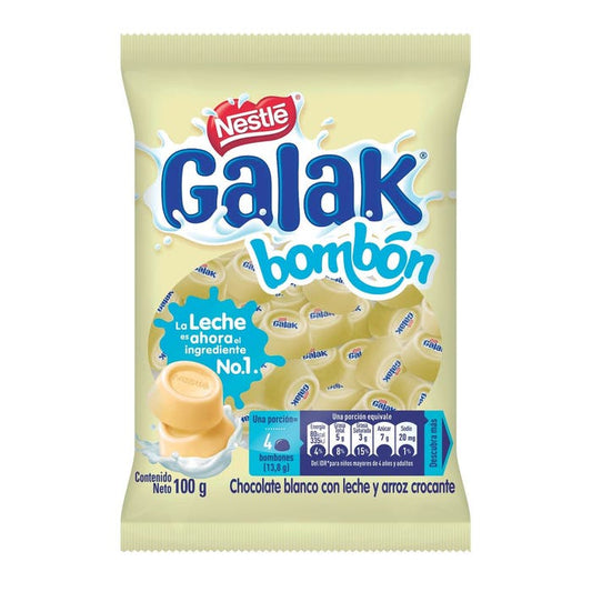 GALAK BOMBONES DE CHOCOLATE BLANCO 100gr l 🇪🇨🔜🇺🇸